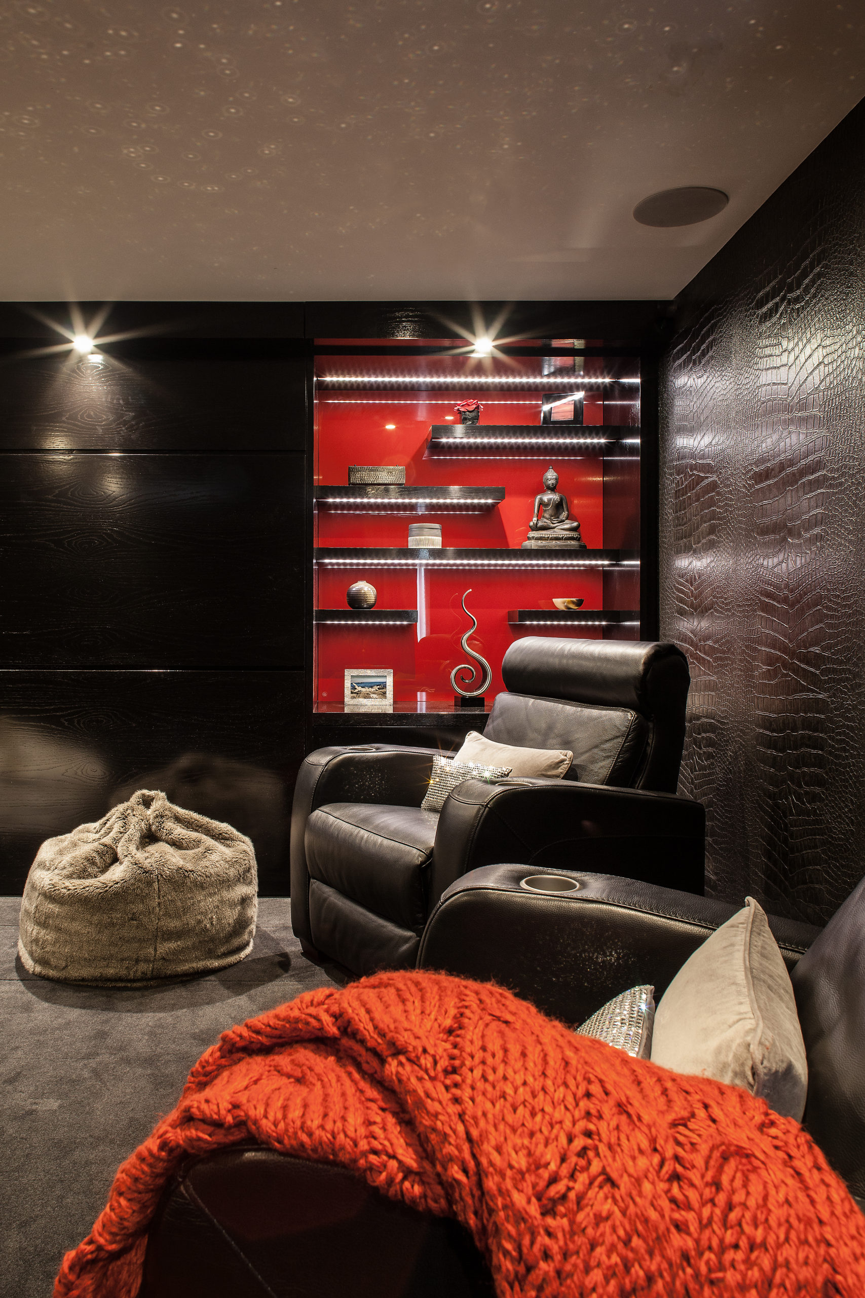 high end home interior cinema room